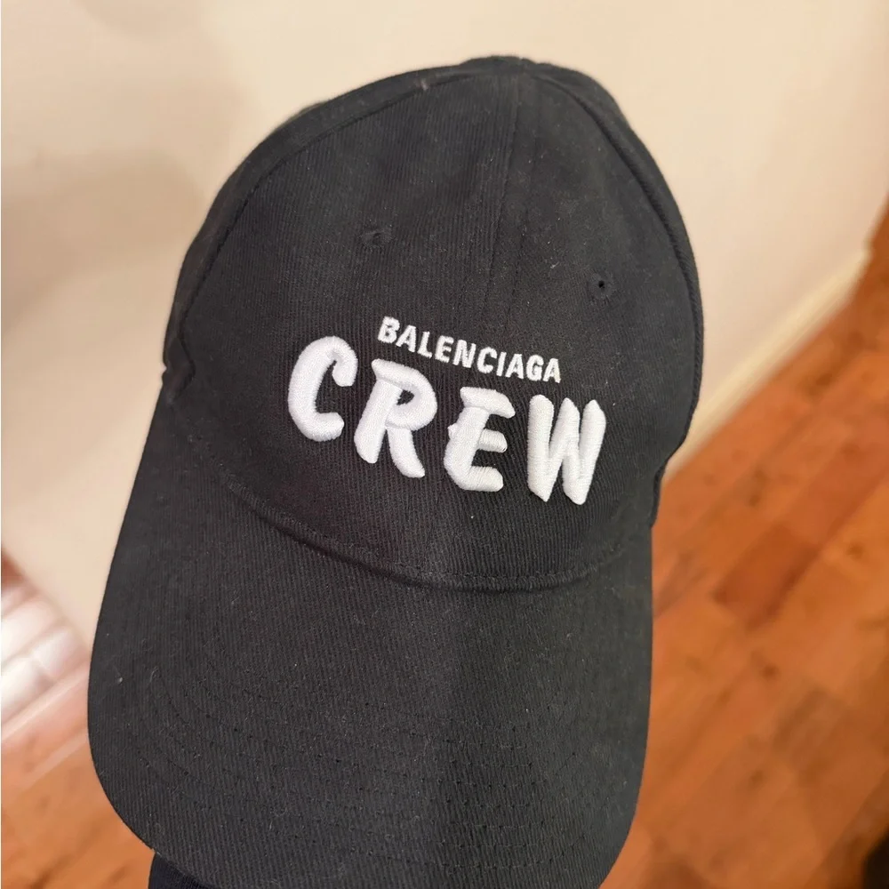 Balenciaga Black Logo Cap - Picture 1 of 3